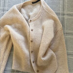 Jenni Kayne Cream Knit Sweater